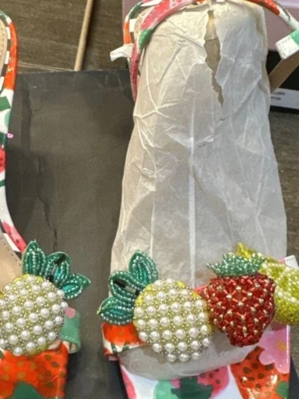 Betsey Johnson’s “Colson” sandals. Size:5.5. Asking: $79.